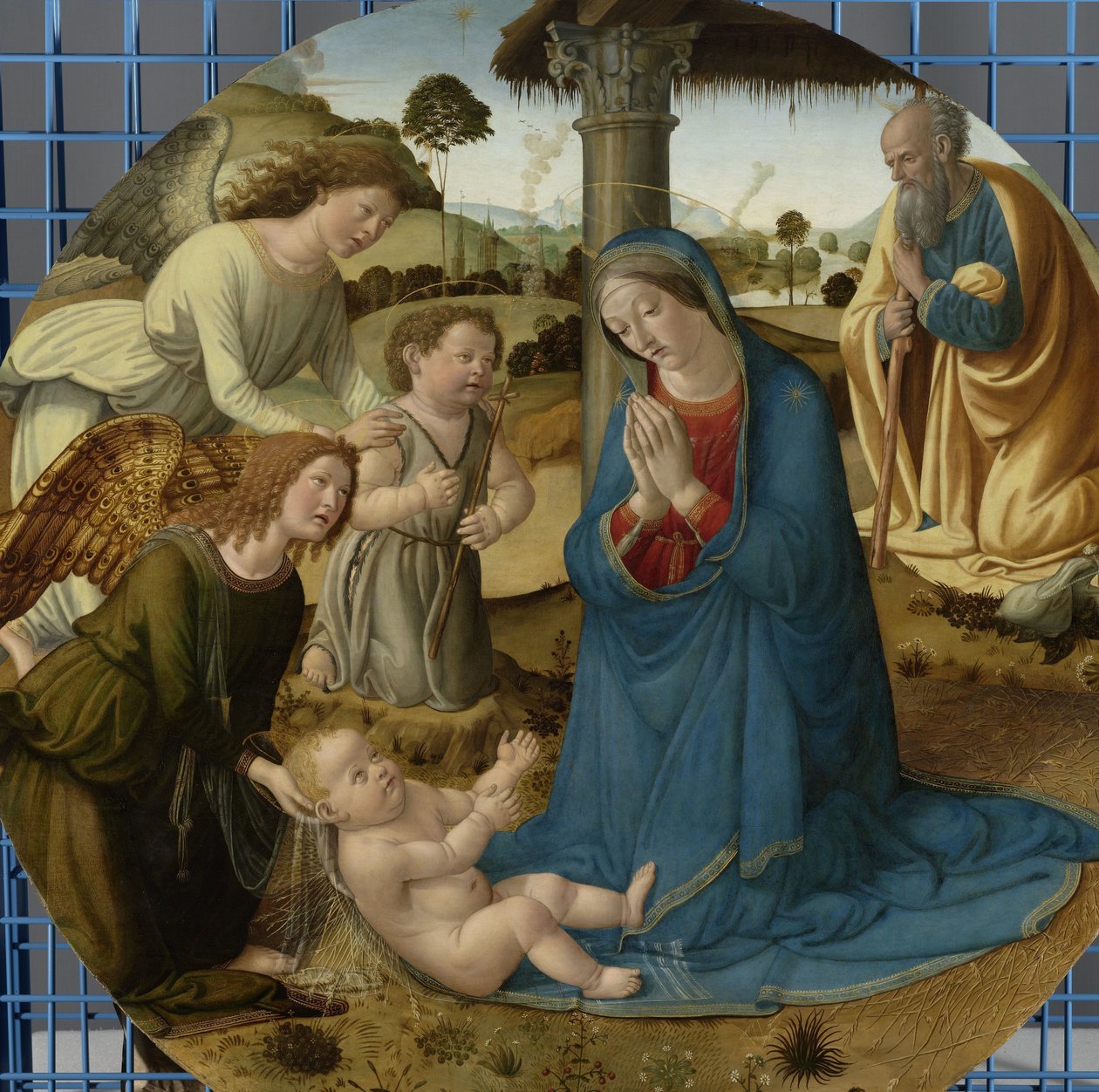 Tilbedelsen av Kristusbarnet Tilbedelsen av barnet av Cosimo Rosselli