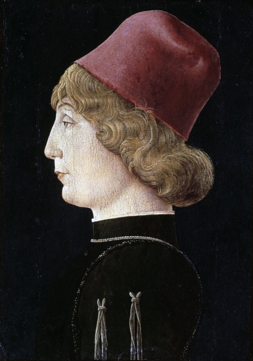 En ung mann, c1460 av Cosmè Tura