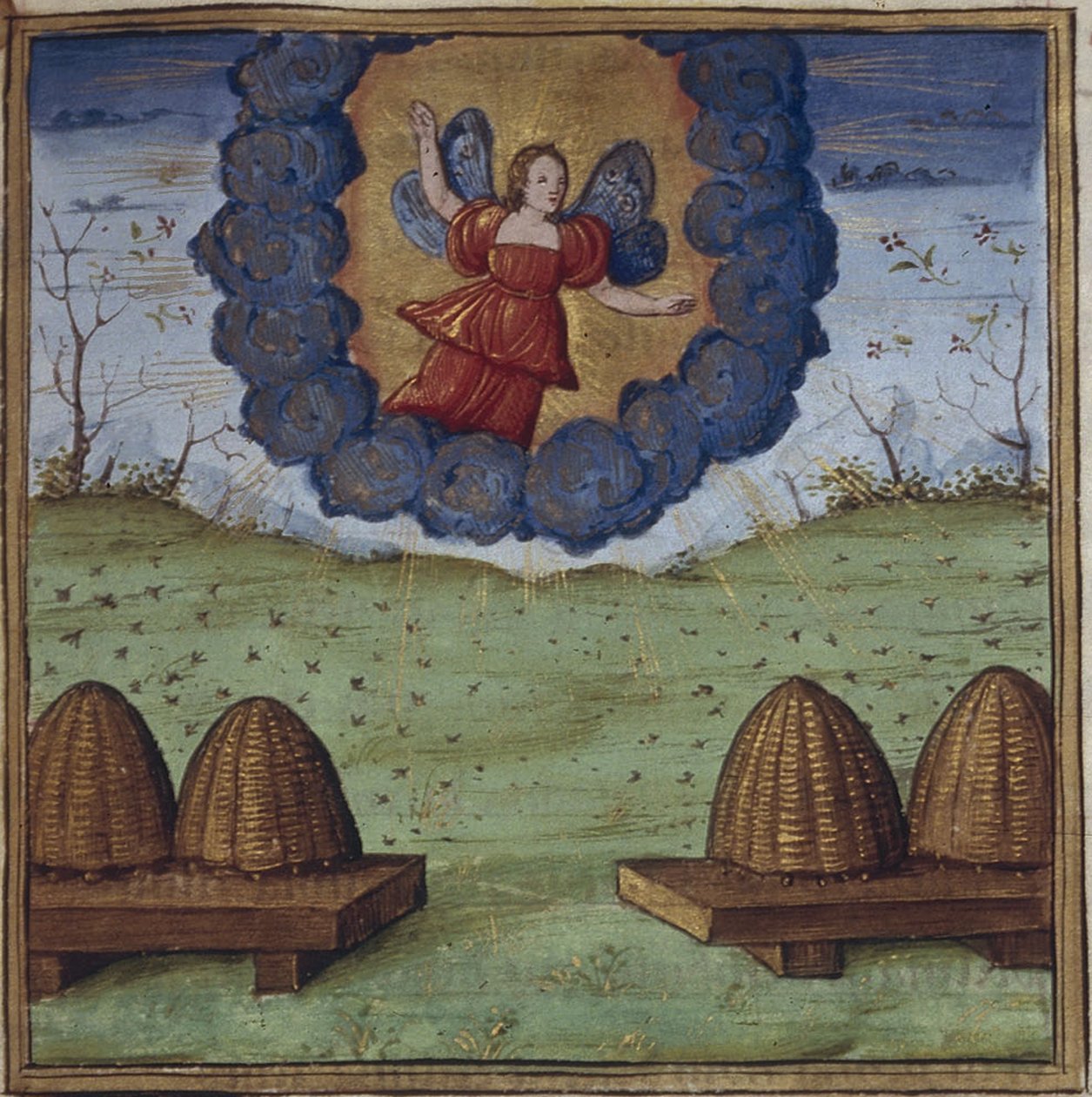 Illustrasjon for georgikerne av Virgil, 1450-1499 av Coëtivy Master