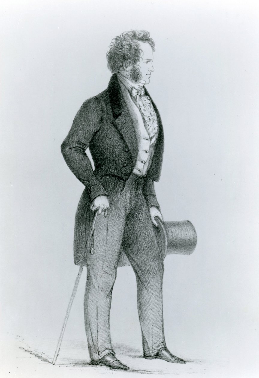 Sir Edwin Henry Landseer (1802-73), utgitt av Thomas McLean, 1843 av Count Alfred D