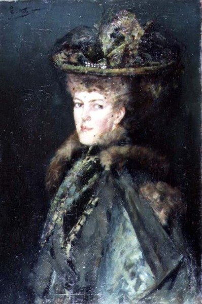 Portrett av en dame av Count Girolamo Pieri Nerli