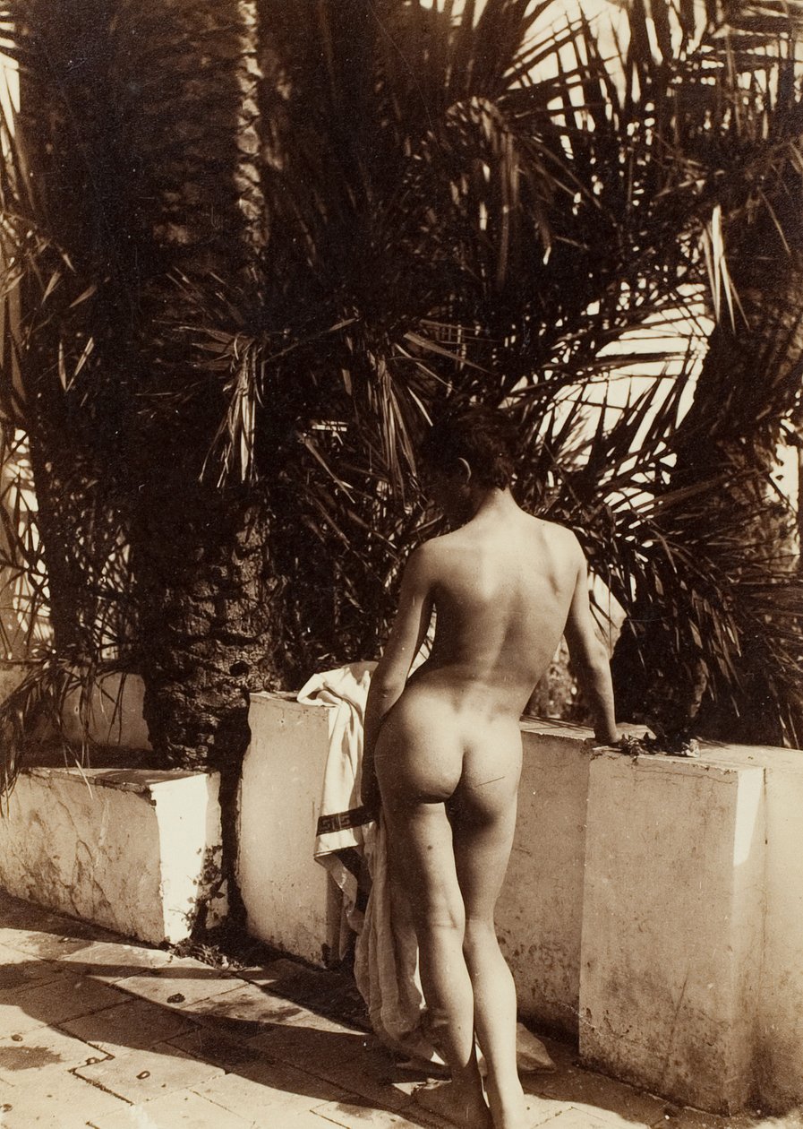 Naken mann, 1890. av Count Wilhelm von Gloeden