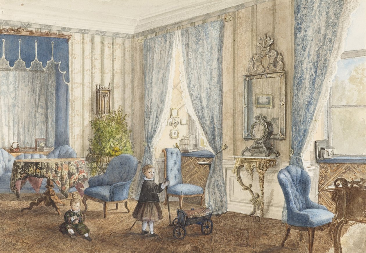Salon Siebleben, nær Gotha, Tyskland av Countess Schoenberg