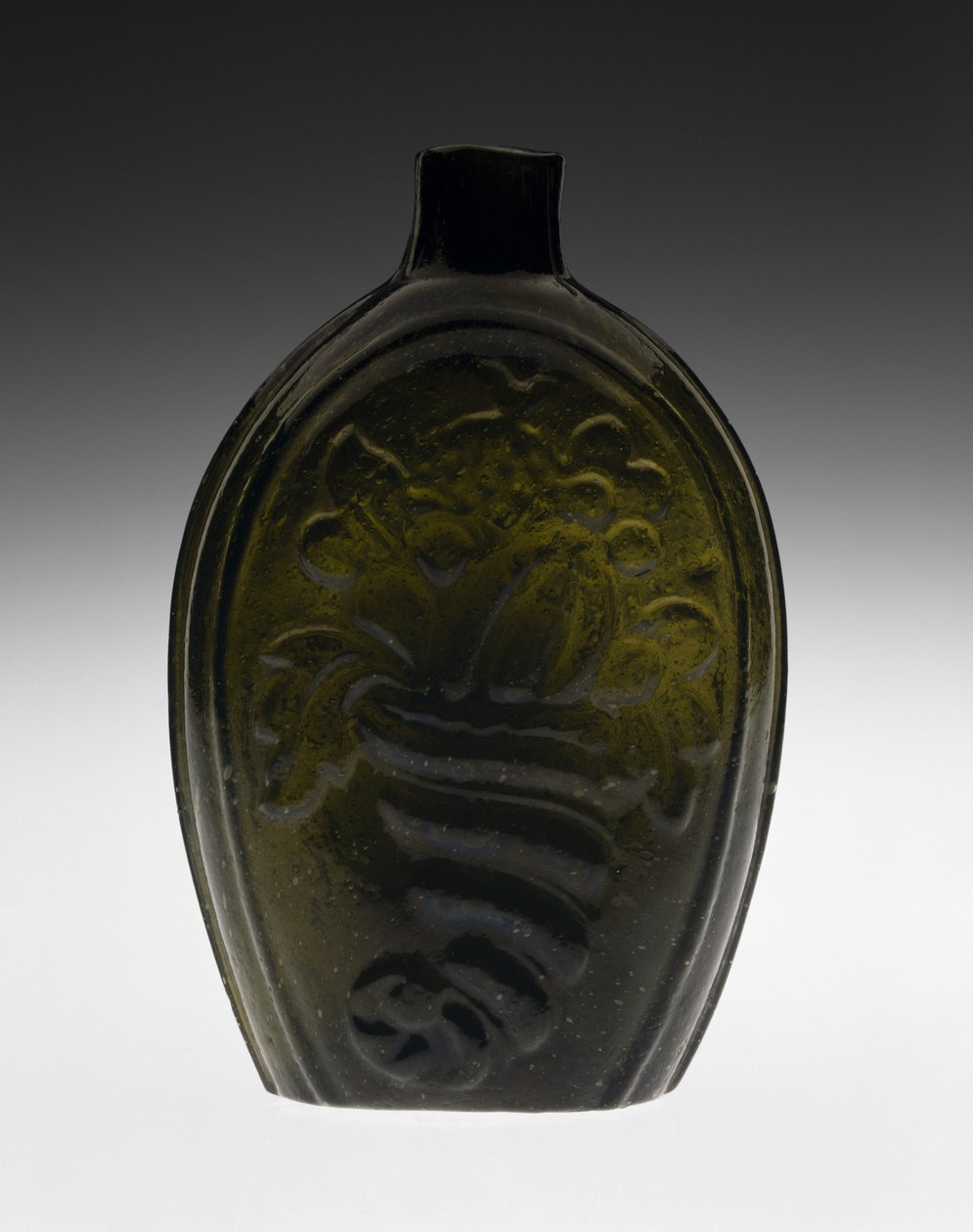 Figurkolbe, sannsynligvis 1820-tallet (ikke-blyglass) av Coventry Glass Works