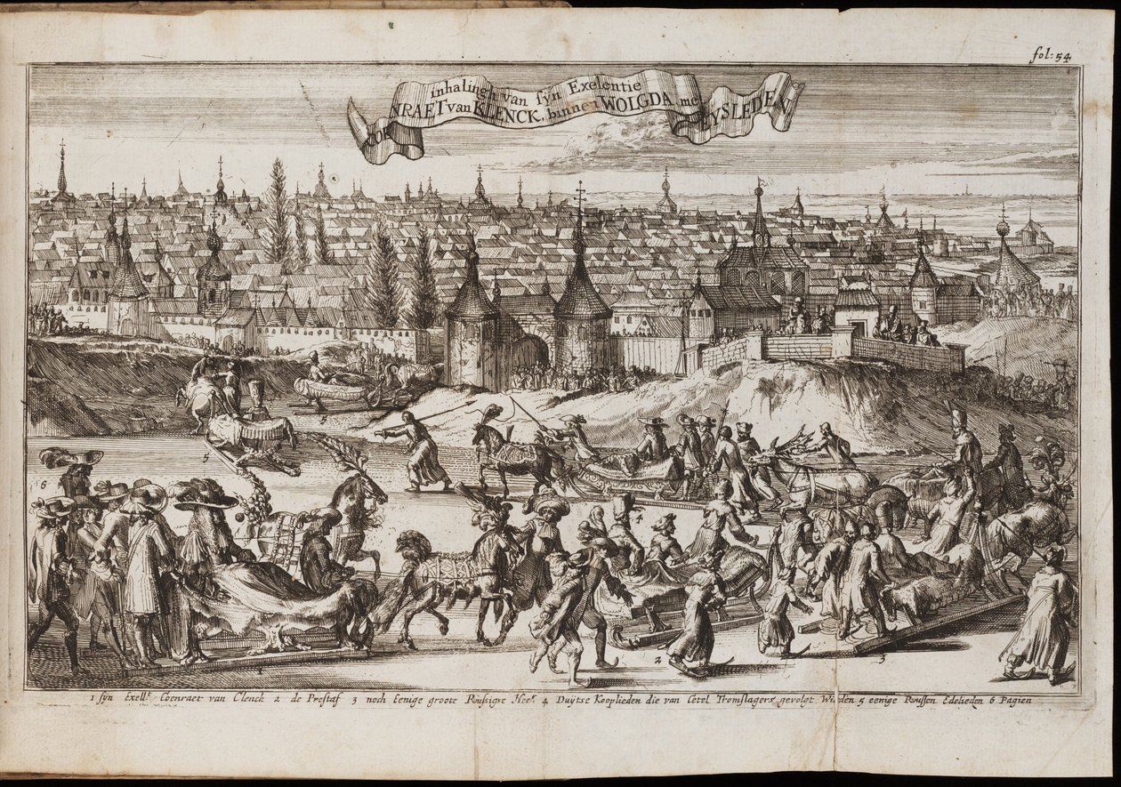 Vologda Fra: Historisch Verhael, eller Beschryving van de Voyagie, 1677 av Coyet