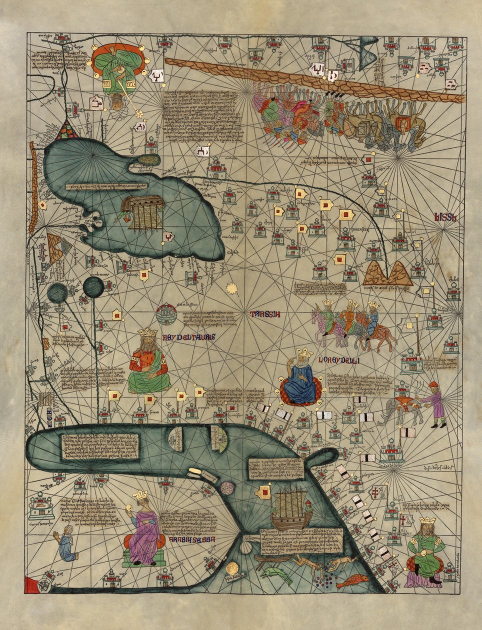 Katalansk Atlas av Abraham Cresques