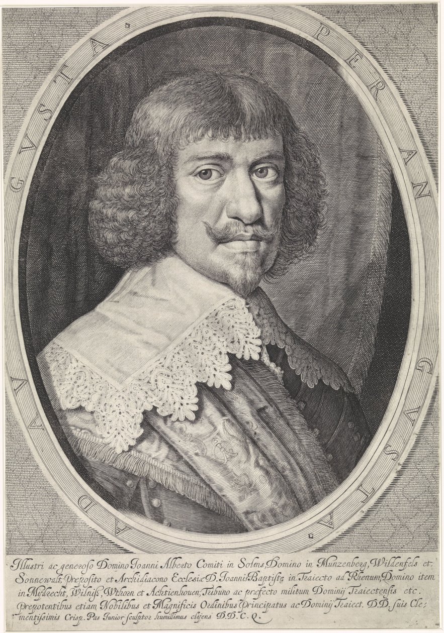 Johan Albert van Solms 1599-1648 av Crispijn van de Passe
