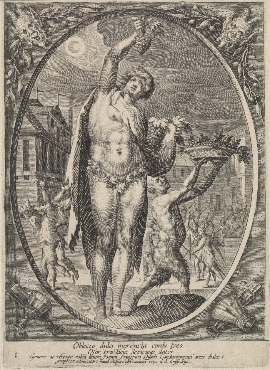 Bacchus Bacchus, Venus en Ceres (serietittel) av Crispijn van de Passe (I)