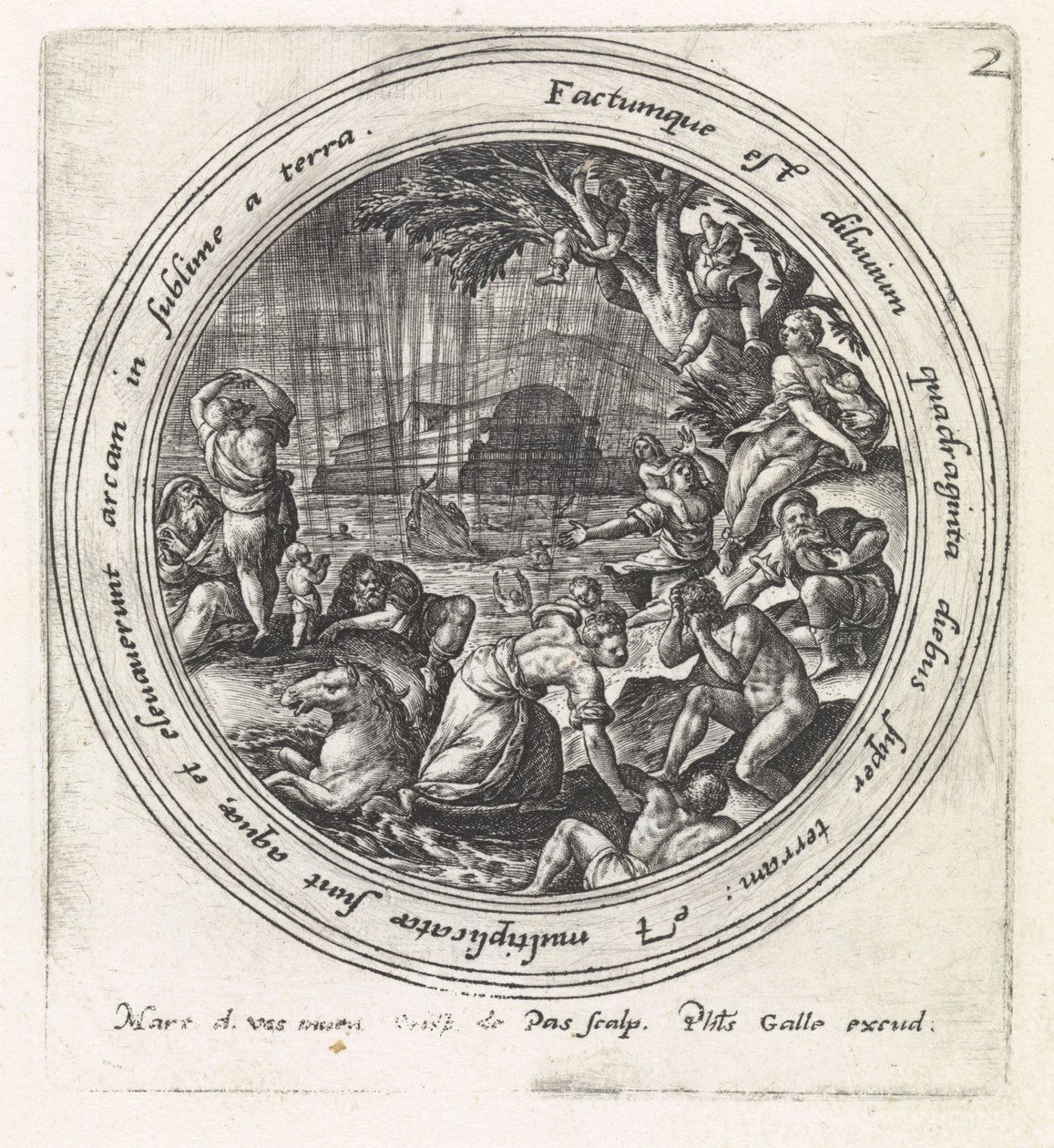 syndfloden History of Noah (serietittel) av Crispijn van de Passe (I)