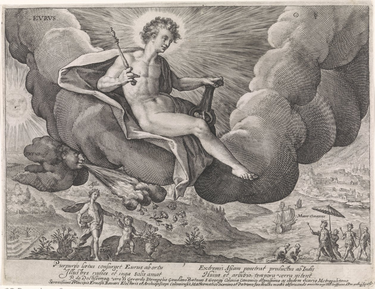 østavind Evrvs (tittel på objekt) The Four Winds (serietittel) av Crispijn van de Passe (I)