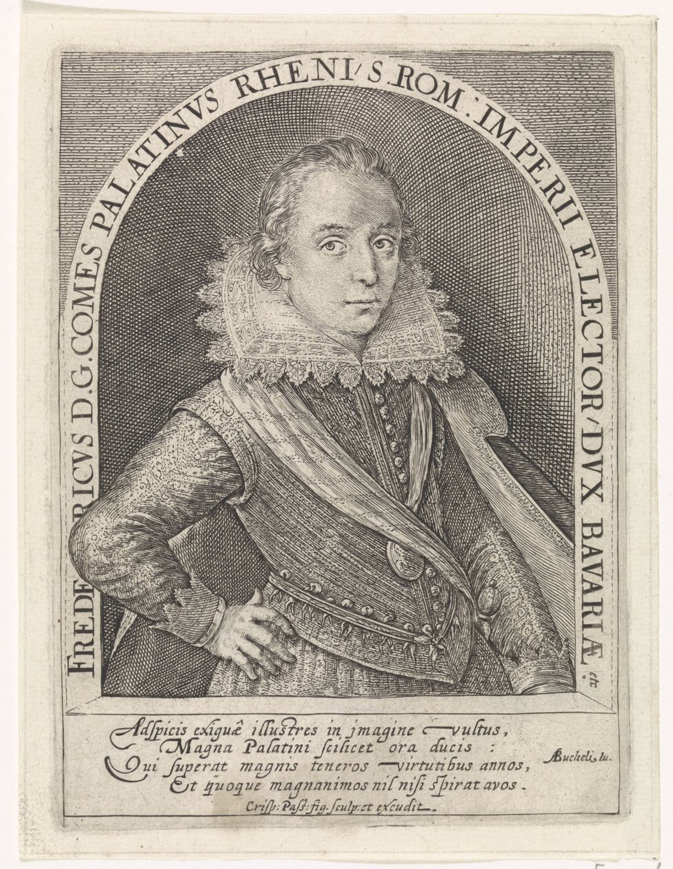 Portret van Frederik V, keurvorst van de Palts, koning van Bohemen   1331037   no       norwegian Successfully Translated  Original: La Maijorre de Marseille Translat: La Maijorre de Marseille 1254369 no norwegian Successfully Translated Original: Woman in av Crispijn van de Passe (I)