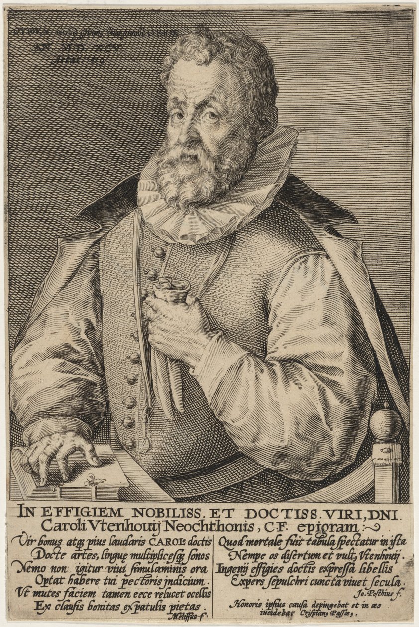 Carolus van Utenhoven av Crispijn van de Passe I