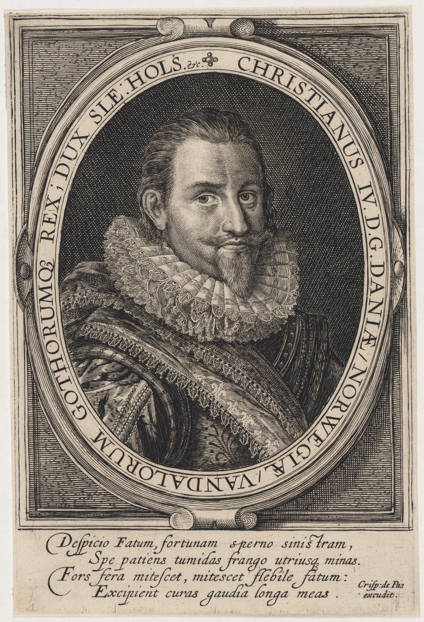 Christian IV, konge av Danmark av Crispijn van de Passe I