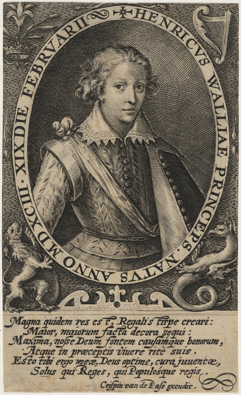 Henry Frederick, prins av Wales av Crispijn van de Passe I