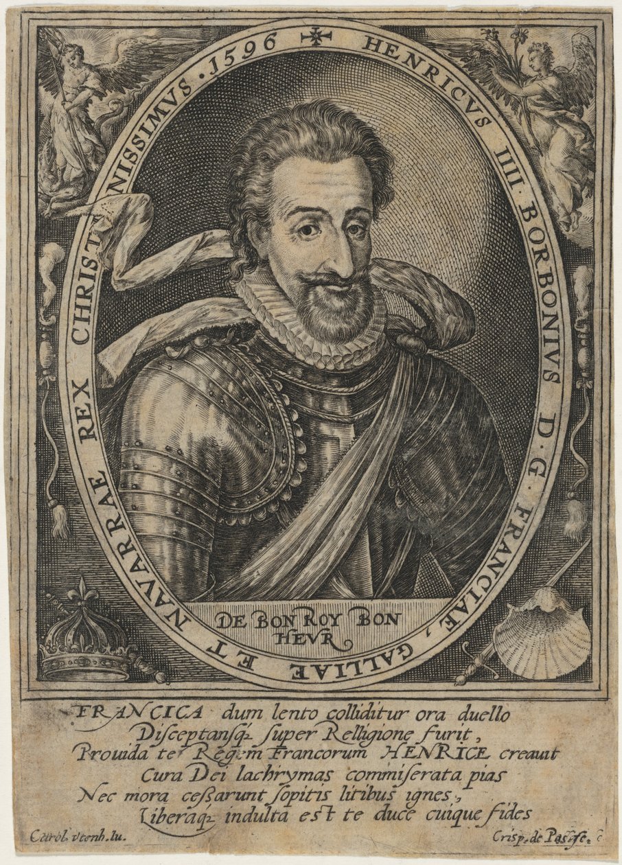 Henrik IV, konge av Frankrike av Crispijn van de Passe I