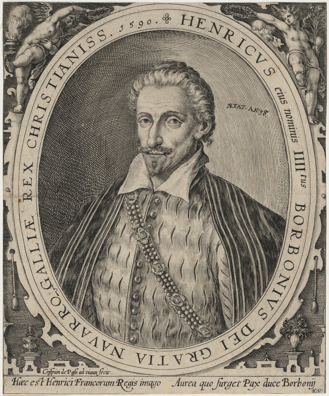 Henrik IV, konge av Frankrike av Crispijn van de Passe I