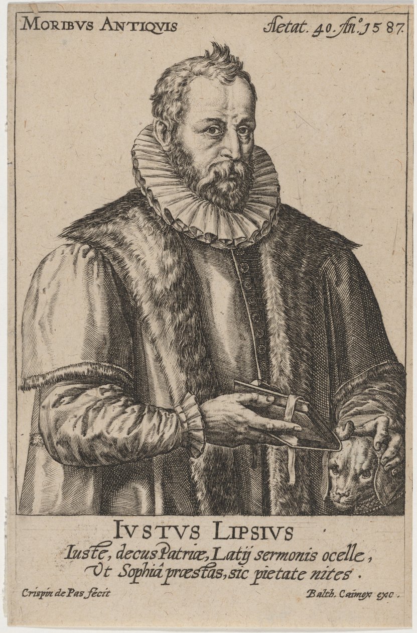 Justus Lipsius av Crispijn van de Passe I