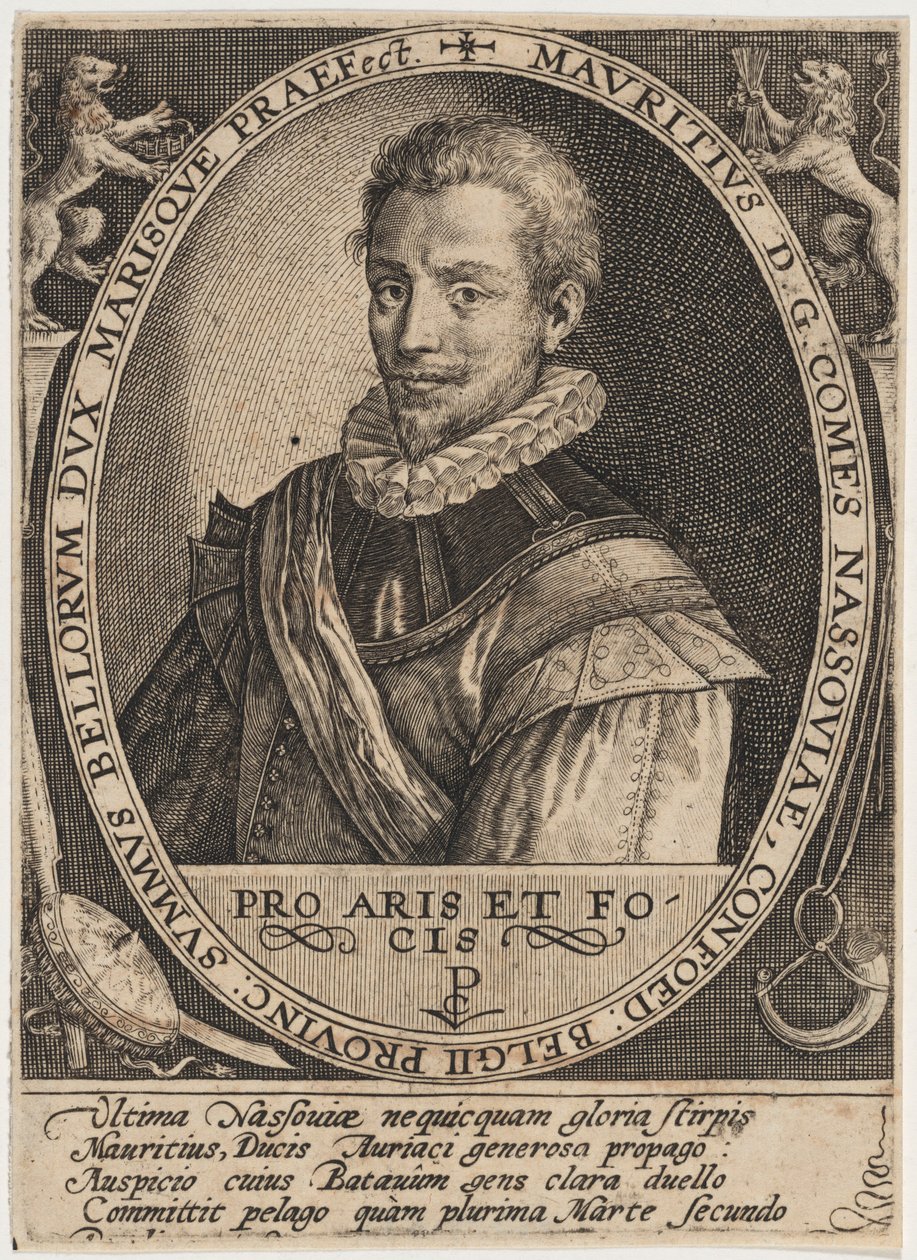 Maurits av Nassau, fyrste av Oranien av Crispijn van de Passe I