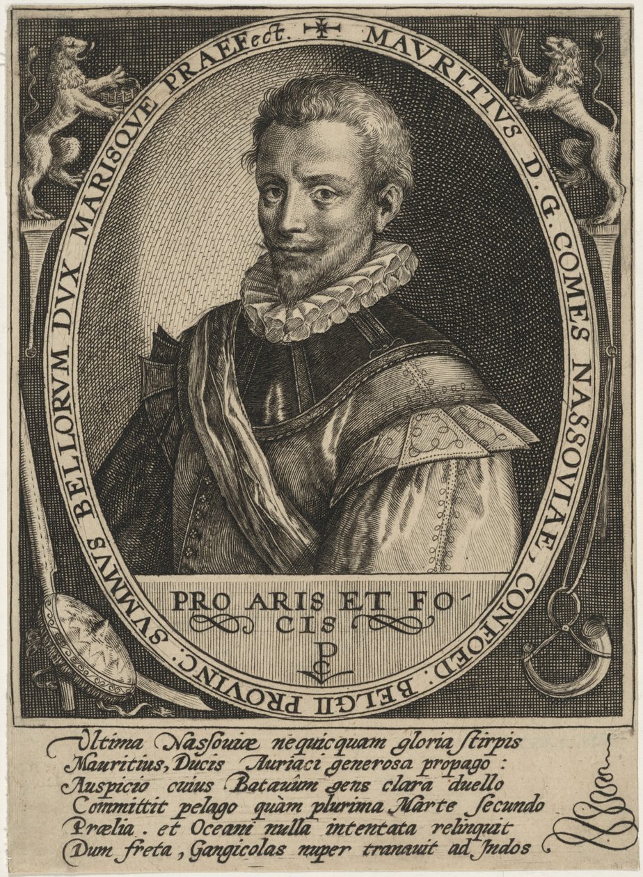 Maurits av Nassau, fyrste av Oranien av Crispijn van de Passe I