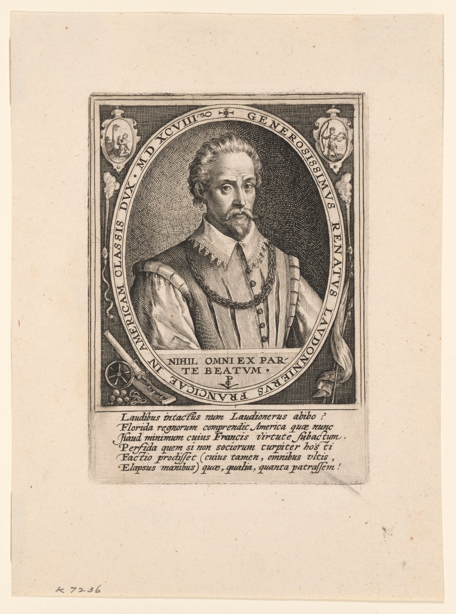 René de Laudonnière av Crispijn van de Passe I