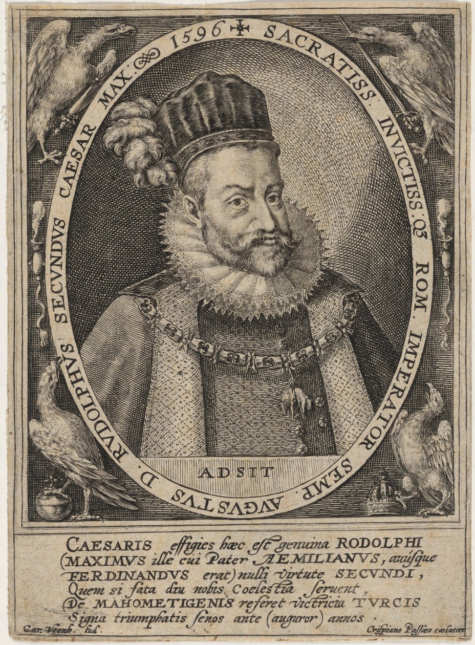 Rudolf II, romersk keiser av Crispijn van de Passe I