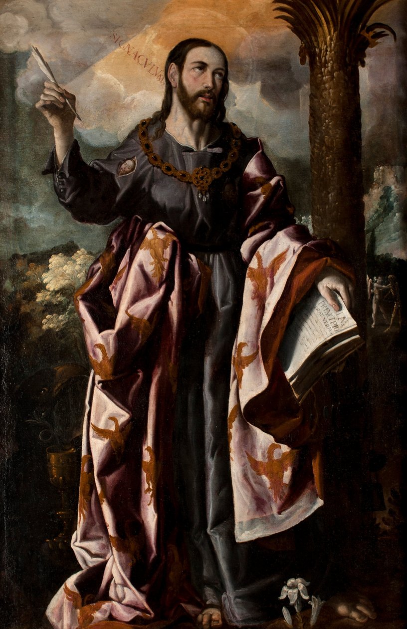 Evangelisten St John av Cristóbal García Salmerón