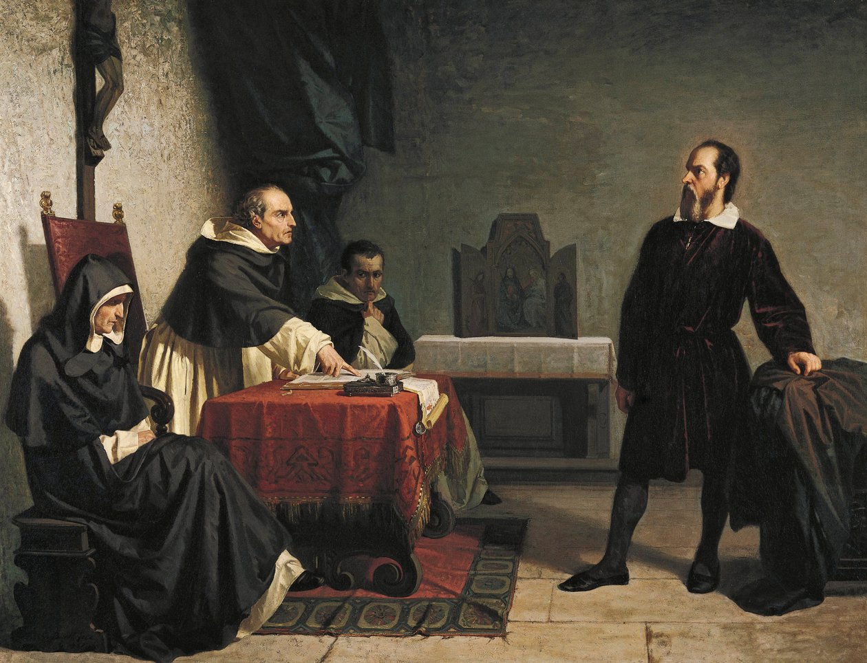 Galileo før den romerske inkvisisjonen av Cristiano Banti