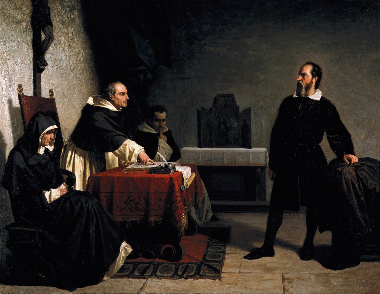 Galileo før den romerske inkvisisjonen av Cristiano Banti