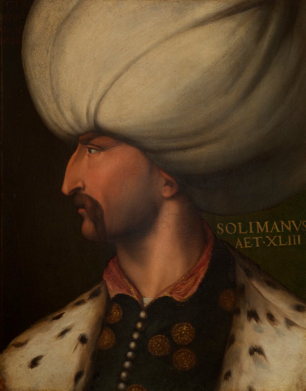 Portrett av Suleiman den storslåtte av Cristofano dell Altissimo
