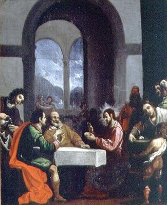 Nattverden i Emmaus av Cristofano Allori