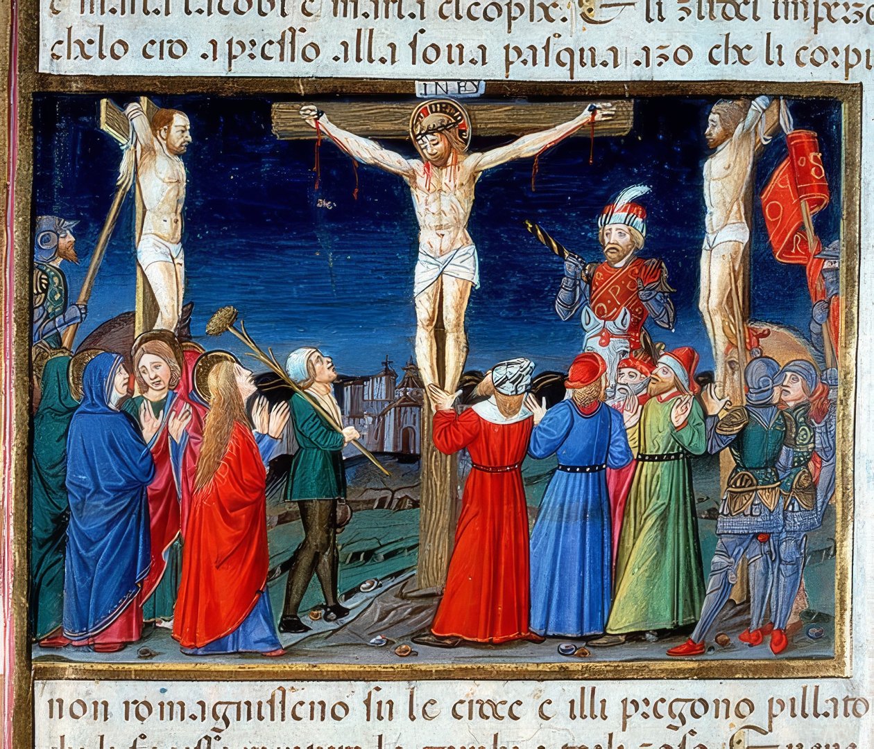Kristus på korset (ca.121r). 1476 av Cristoforo De Predis