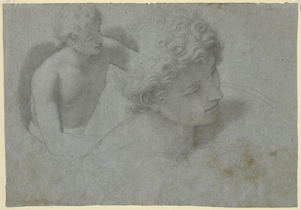 To studier av en ungdom, ca.1600-10 av Cristoforo Roncalli