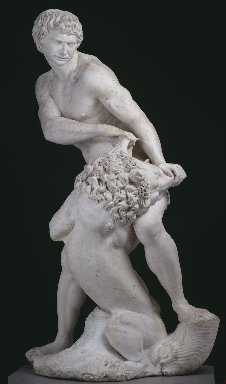 Samson og løven av Cristoforo Stati
