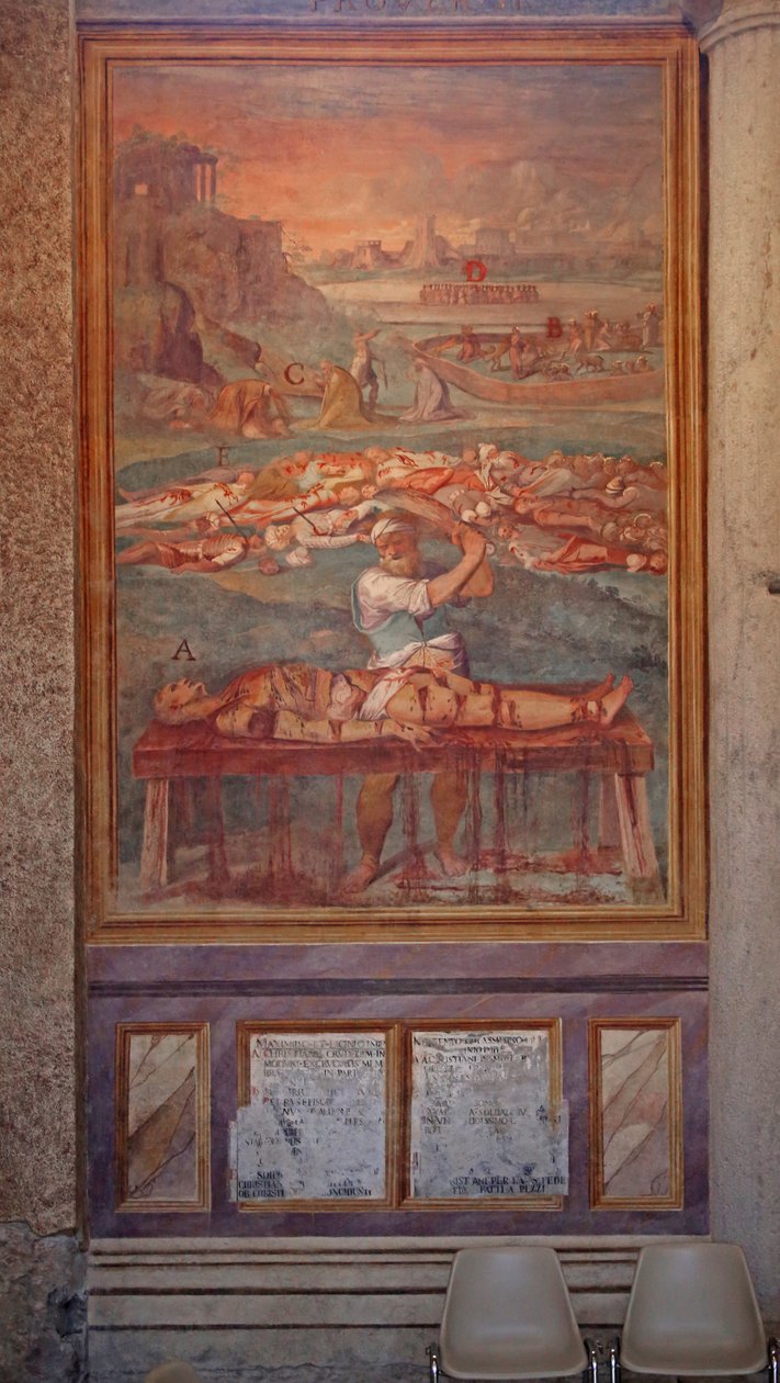 Martyrdøden til mange helgener av Cristoforo and Tempesta, Antonio Roncalli