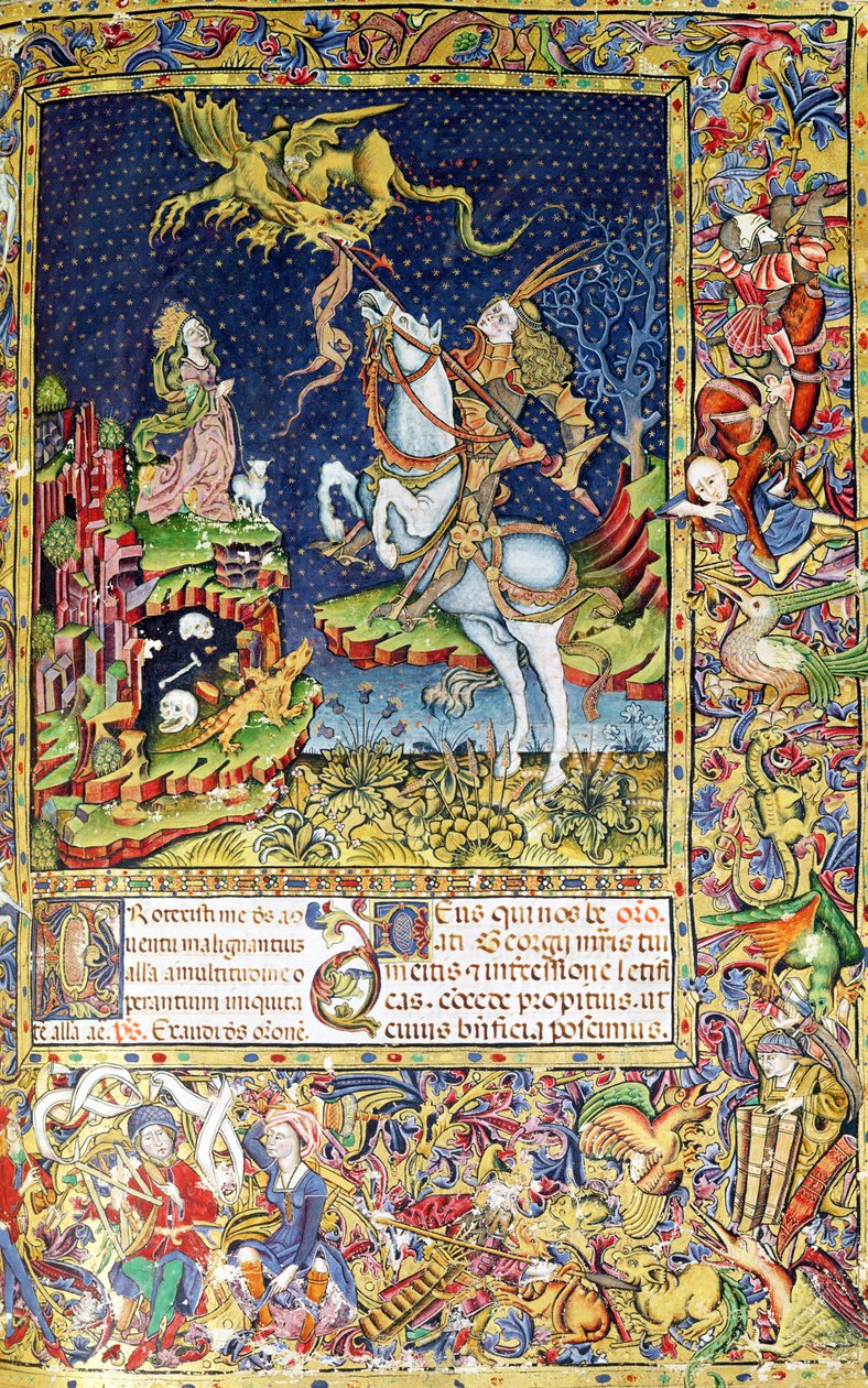 Missal av St. George av Topusko, 1400-1500-tallet av Croatian School