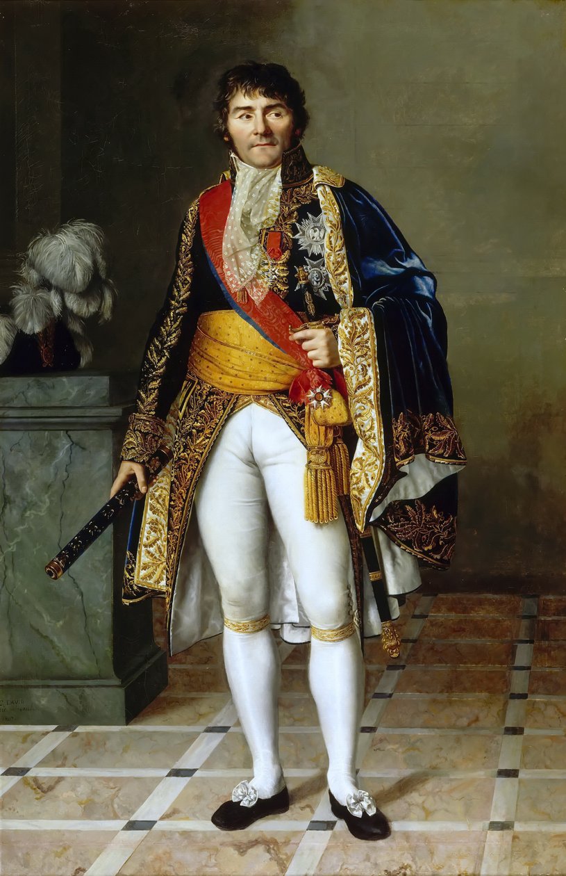 Portrett av François-Joseph Lefebvre 1755-1820, marskalk av imperiet av Césarine Henriette Davin Mirvault