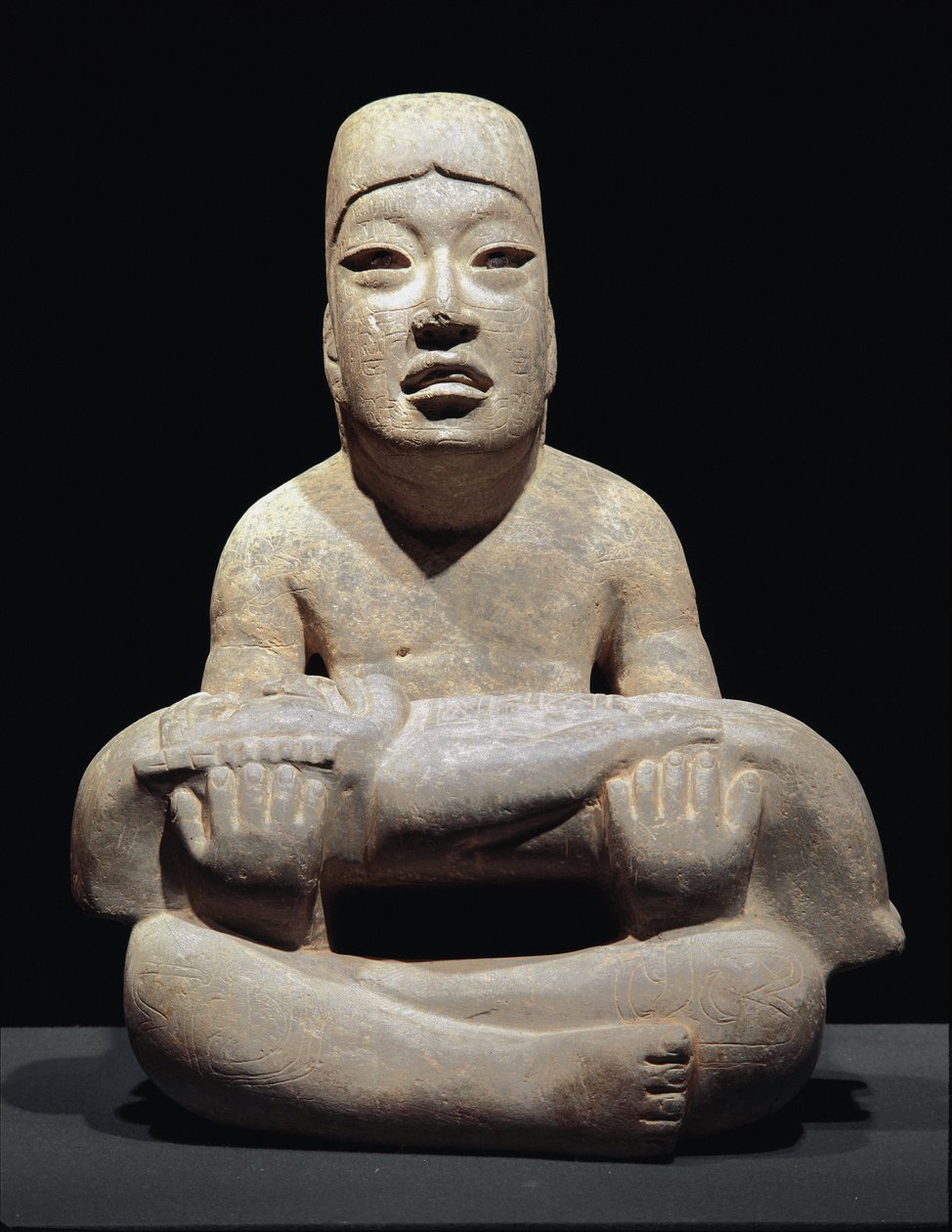 Lord of the Lines (offer av et barn) (skulptur) av Culture Olmec