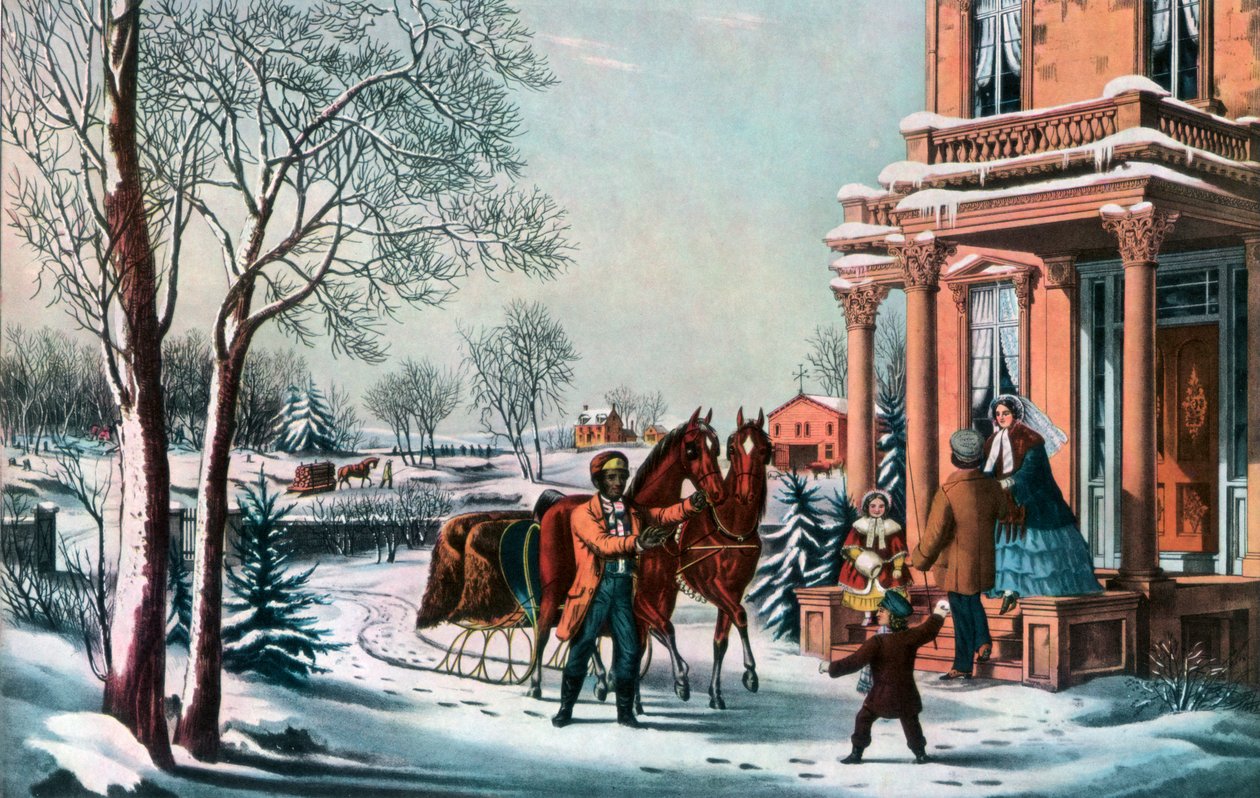 American Country Life, 1855. av Currier and Ives