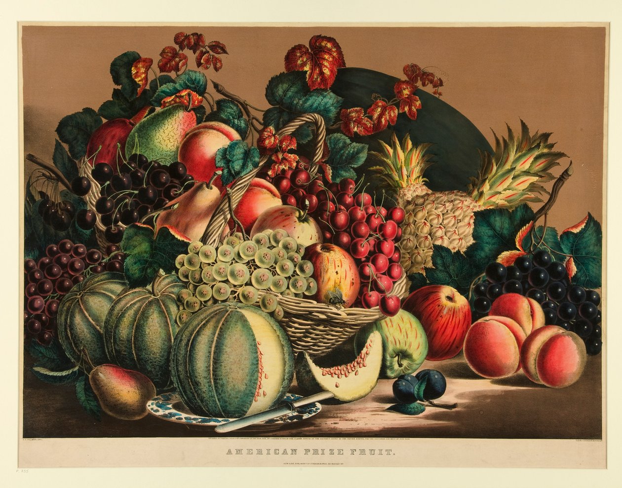 Amerikansk prisfrukt av Currier and Ives