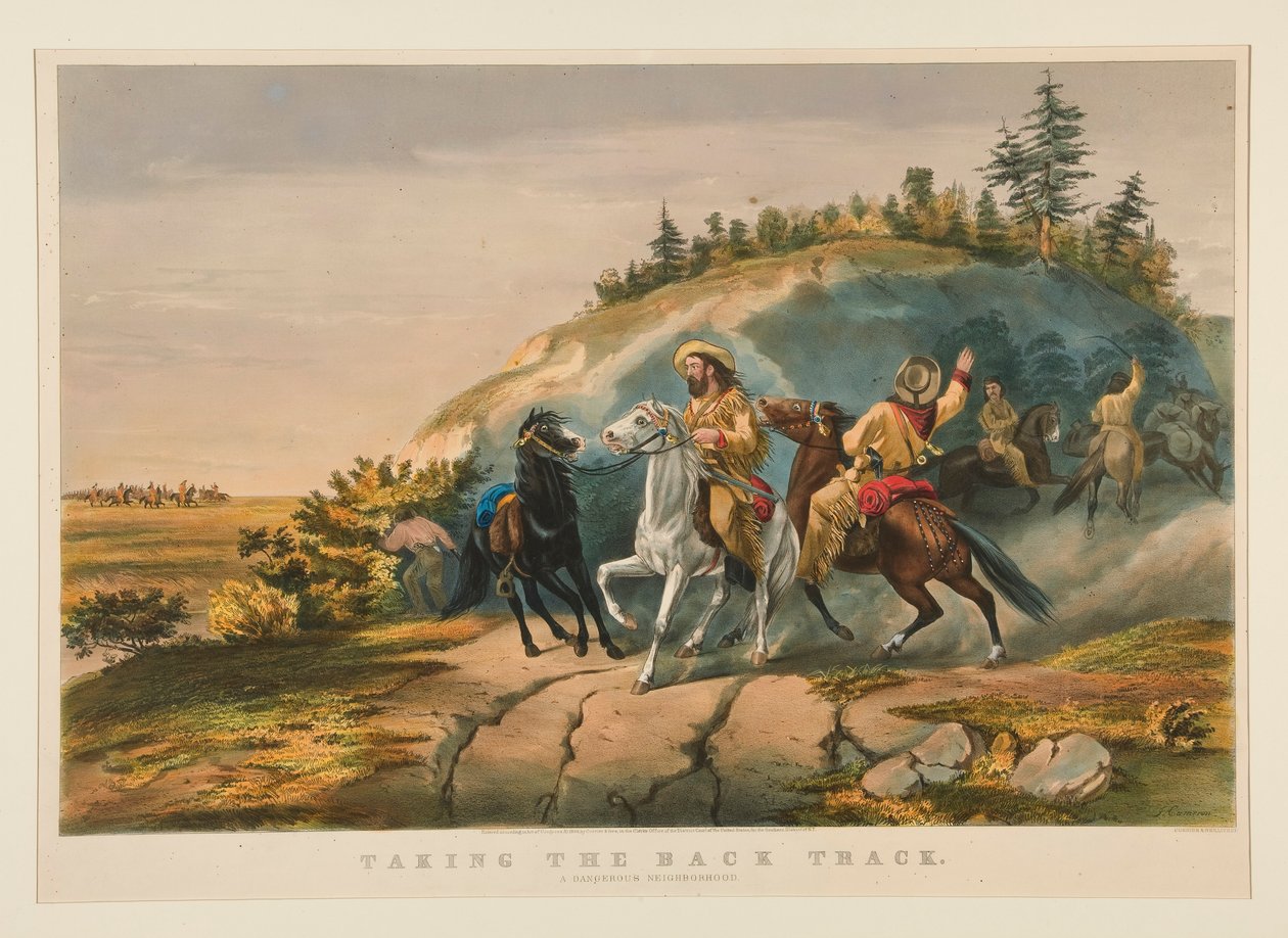 Tar tilbake sporet / et farlig nabolag av Currier and Ives