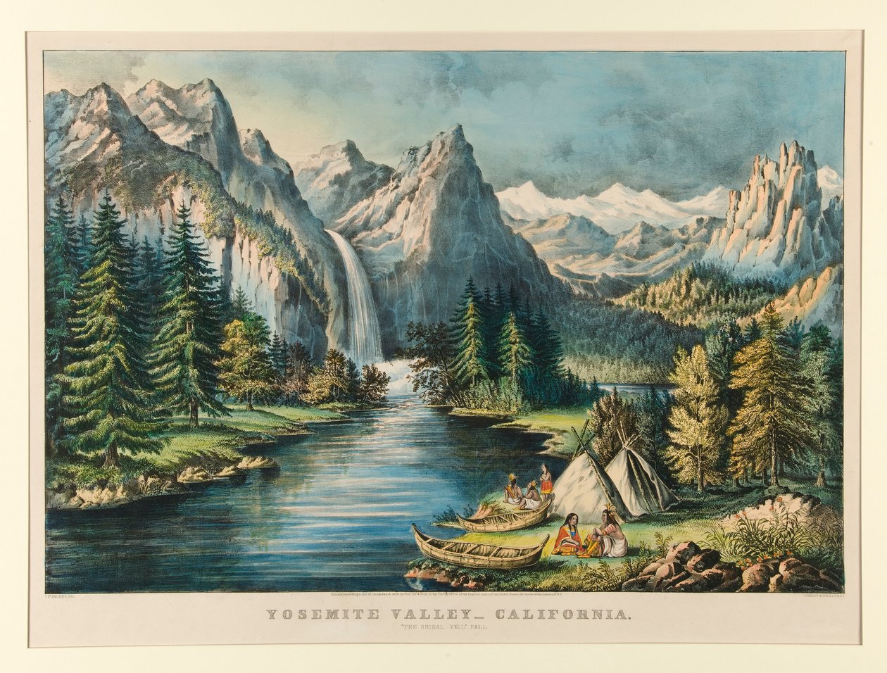 Yosemite Valley av Currier and Ives