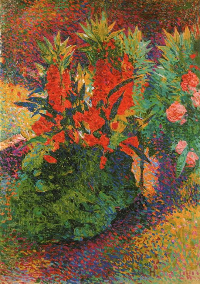 Vårblomster i hagen av Curt Herrmann