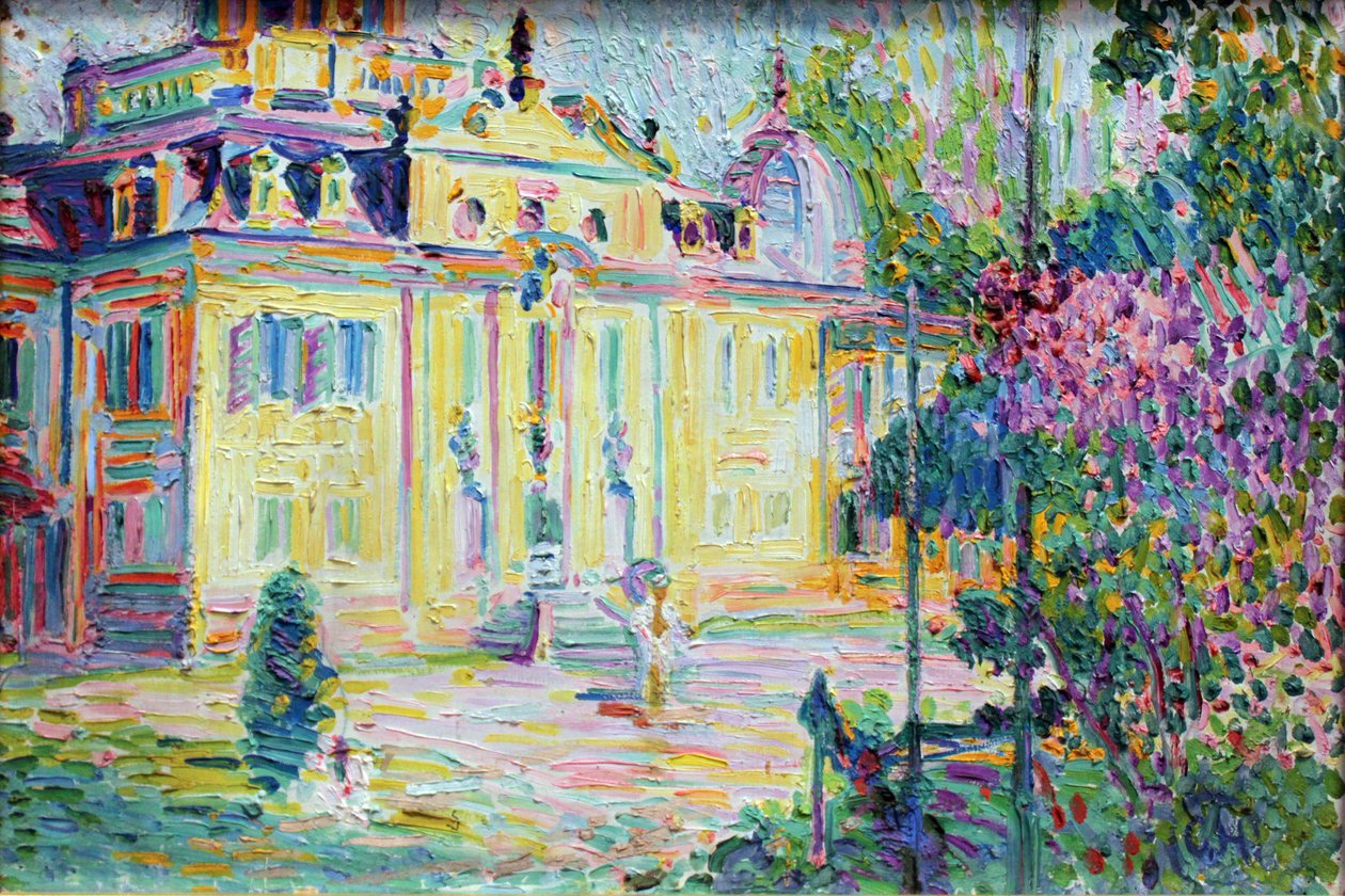 Belvedere -palasset nær Weimar av Curt Herrmann