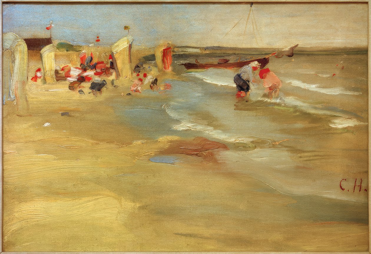 På stranden i Binz på Rügen av Curt Herrmann