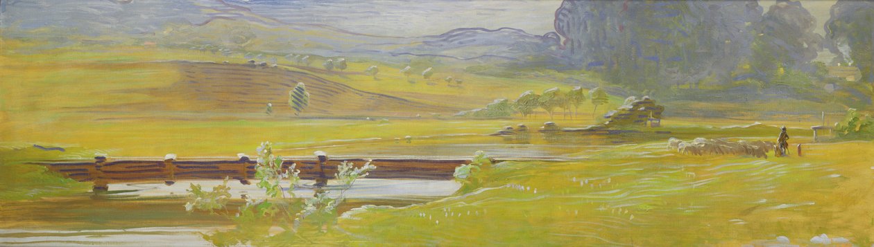 Engdalen nær Pretzfeld, ca. 1898 av Curt Herrmann