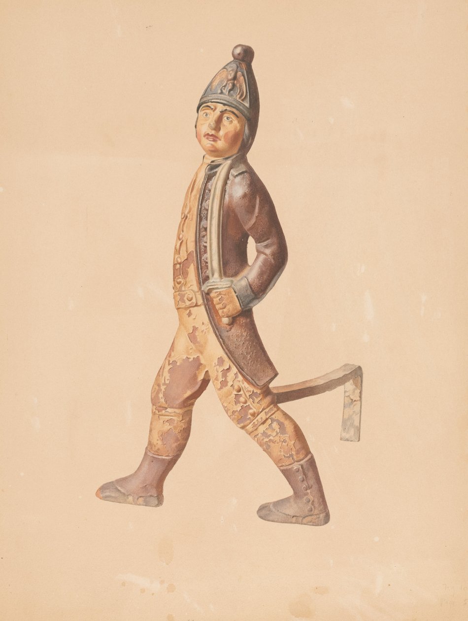 Andiron (marsjhessisk) av Cushman Parker