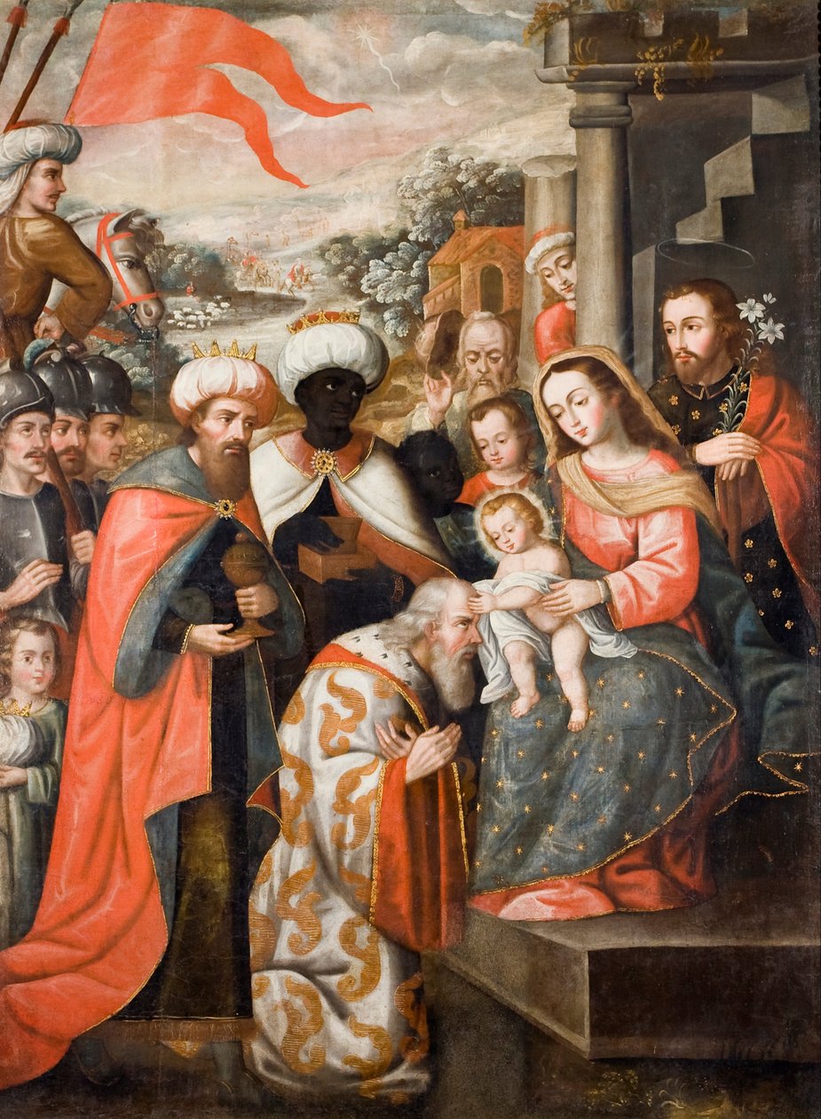 Tilbedelse av magi av Cuzco School
