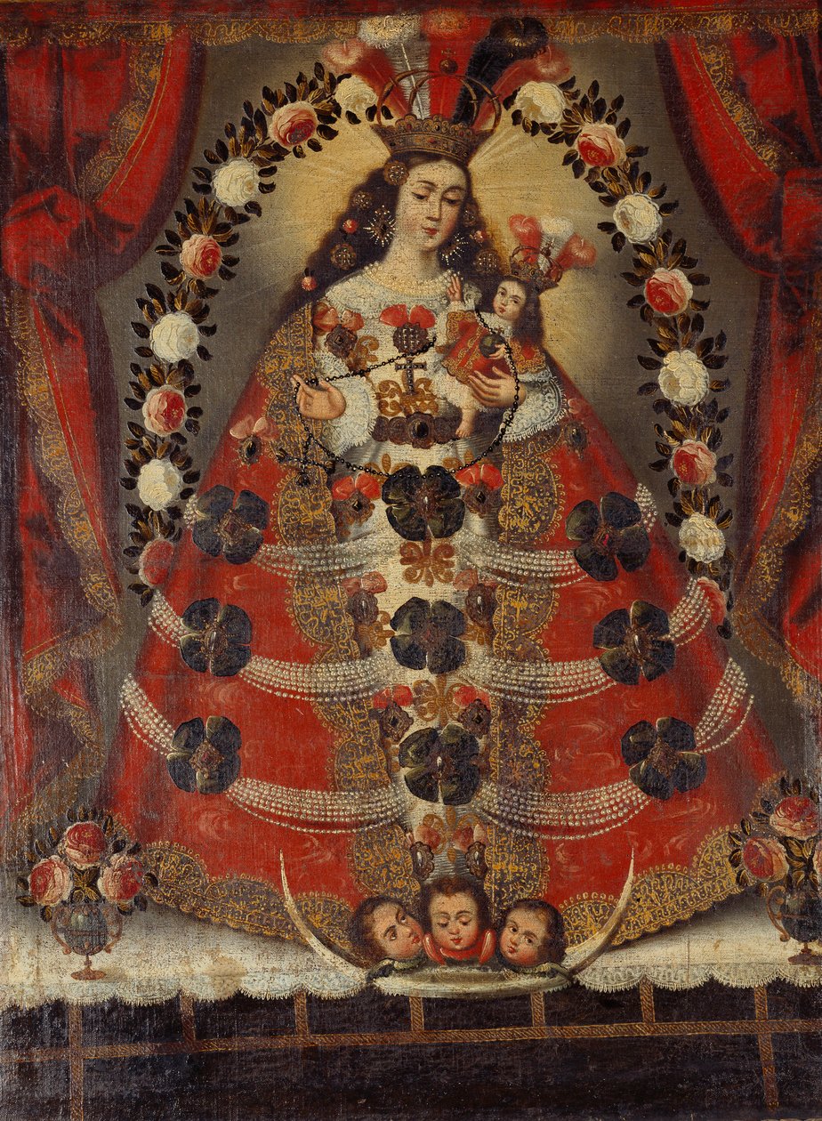 The Immaculate Conception, ca.1700 av Cuzco School