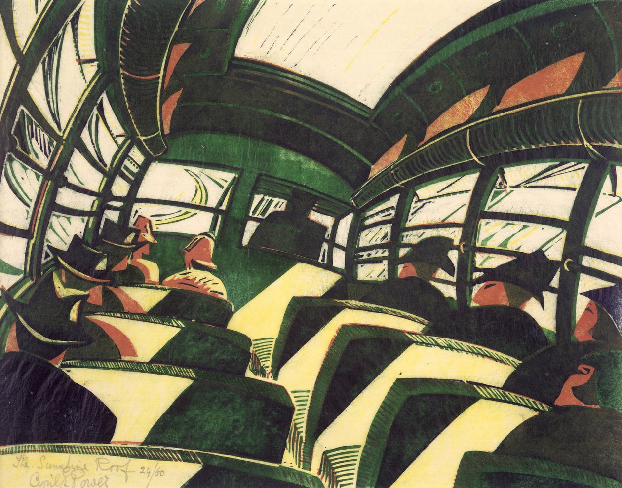 The Sunshine Roof, ca. 1934 (litho) av Cyril Edward Power