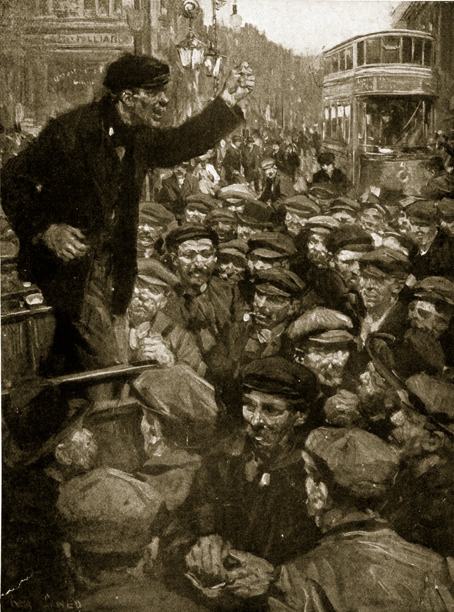 Politikk i Battersea, 1910 av Cyrus Cuneo
